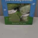 Big Brother Gift for Boy for Older Siblings of New Baby Includes Plush Dinosaur with Storybook, Ideal Birthday & Special Occasion Gift for Boys (Big Brother/Little Brother), 9.5 inches , 6 inches