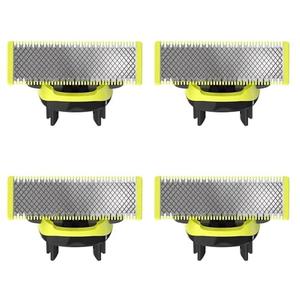 Pack of 4 Compatible with One Blade Replacement Heads | Blades Compatible with Oneblade Replacement Blades | For Norelco One Blade Replacement Heads QP210/80 QP2515 QP2520 QP2630 QP2834...