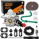 FS 56RC Carburetor Kit for Stihl Trimmer FS56RC FS70R FS56 FS56C FS56R FS40 FS50 FS70RC FS70C FC56 KM56RC HT56C HL56K Trimmer Replaces 41441200608 C1M-S267A Weed Eater Parts