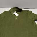 COOFANDY Men's Long Sleeve Polo Sweater Classic Knitted Sweater Pullover Golf Polo Sweater Business Party Army Green, Medium