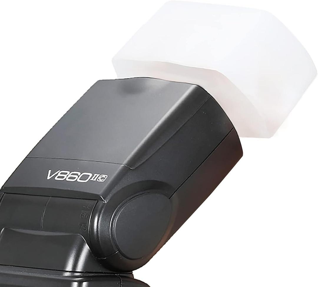 Flash Diffuser for Speedlight, Compatible with Canon 560 565EX 580EX and with Godox V860 TT600 - Speedlight, Camera Flash, Compatible with Canon and Godox Flash Diffuser