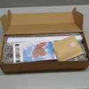 Forbena Black Floating Shelves for Bathroom Wall Set of 2, Kitchen Spice Rack Wall Mount, Modern Wood Hanging Wall Shelves for Bedroom Organizer, Restroom Pantry Closet Storage (Grey-Black)