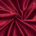 Homiest Burgundy Satin Fabric by The Yard, 5 Yards x 58 Inch Charmeuse Satin Fabric Silky & Shiny Cloth Fabric, Smooth Bridal Satin Fabric for Wedding Dress, Clothing Making, DIY Crafts, Sewing