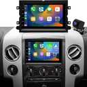 Car Radio For Ford F150 F-150 2004-2008, F250 /F350 2006-2016, E150/E250/E350 2009-2014,Shelby GT500 2007-2009, Fusion Edge Expedition Explorer Taurus Touch Screen Stereo, Wireless Carplay Back Camera