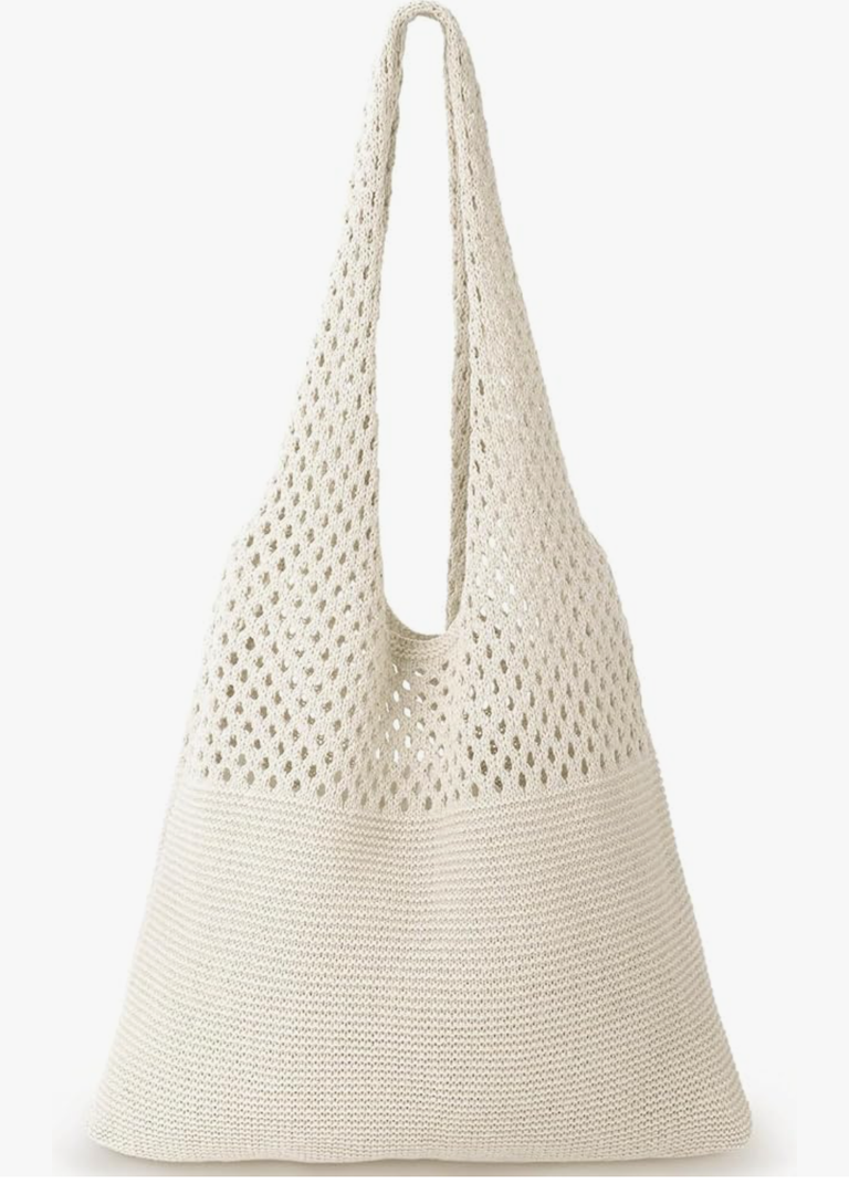 Prite Corduroy Tote Bag for Women Large Shoulder Bag with Zipper and Pockets for College Work Travel Shopping