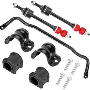 55398938AC Front Suspension Stabilizer Bar & K80894 Front Sway Bar End Link Kit Compatible with 2019-2022 Ram Classic 1500, 2011-2018 Ram 1500, 2009-2010 Dodge Ram 1500, w/Bushing Replace #55398938AB