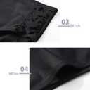 SEAFORM Women Swimsuit Bikini Bottoms String Adjustable Side Tie Bikini Bottoms 2 Pack High and Low Bikini Bottom for Women (Black)