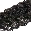 Wet And Wavy Human Hair Bundles Water Curly 3 Bundles Hair Weave 24 26 28 Inch Natural Black Water Wave Bundle Unprocessed Brazilian Hair Extensions 50 Grams Per Bundle