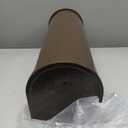 Brown Mailbox for Outside, RAINHOL Post Mount Mailbox, Galvanized Steel Medium Capacity Mail Boxes, 19 x 8.7 x 6.7 Inches