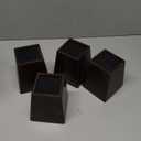 Bed Risers 1 inch, 2 inch, 3 inch, 4 inch, 6 inch, 8 inch Heavy Duty, Oversized Furniture Riser for Couch Sofa Table Chair Leg Frame Dorm, Support up to 6000 Lbs (Chocolat Brown 4 Pack, 6 inch)