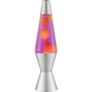 The Original Lava Lamp - Large 52oz 16.3 - Vivid Twilight - Classic Liquid Motion Lamp - Orange Lava and Purple Liquid 