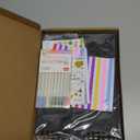 GOTIDEAL 80 Pages Scrapbook Album with 10 Metallic Markers,Craft Paper Photo Album for Wedding and Anniversary, Family DIY Scrapbook Accessories with Scrapbooking Stickers Corners(Black) (11.5*8.5 Inches)