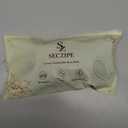 100% Mulberry Silk Sleep Mask Eye Mask for Women Man with Adjustable Band, for Side Sleeper Blackout Sleep Mask for Travel Rest and Office Large Size (Black)