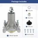 187292 192870 532187281 532187292 567253301 587819701 587125401 Husqvarna yth22v46 yth24v48 Spindle 187292 Mandrel Assembly Husqvarna 42" 46" 48" 54" Mower Deck Spindle Craftsman 2200 567253301