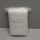 Air Conditioner Covers for Inside, Insulated Airconditionercover for Winter, Window AC Cover with Drawstring Double Insulation, Wall airconditioner Winter cover, White, S(17"x13"x3.5")