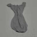 SwaddleDesigns Transitional Swaddle Sack, Arms Up Half-Length Sleeves & Mitten Cuffs, Swaddle for Newborn Transition to Baby Sleep Sack Wearable Blanket, 0-3 Month, 6-14 lb, Gray with Striped Trim (Small (6-14 Pound), Heathered Gray, Stripe Trim)