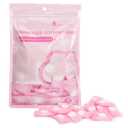 Classycoo Compressed Towel 100 PCS Mini Tablets Disposable Portable Face Towel Cotton Coin Tissue Eco-Friendly for Travel, Camping, Hiking, Sport, Beauty, Home Hand Wipes, Outdoor Activities Pink