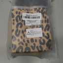  3 Pcs Women Safari Costume Sun Bucket Hat Leopard Scarf Binocular Zoo Keeper Outfit Accessories for Halloween Cosplay