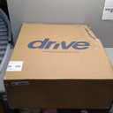 Drive Medical Lightweight Expedition Folding Transport Wheelchair - Ultra Lightweight Mobility Support for Seniors & Adults - Strong Aluminum Frame - Hand Brakes - Compact Folding Travel Chair - Red