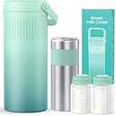 22oz Breast Milk Cooler Bottle, Breastmilk Cooler with 360° Cooling for 24 Hours, Portable Milk Chiller for Breastmilk