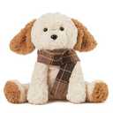 MINISO 10.5" Bunny Rabbit Stuffed Animal with Scarf Set Ultra-Soft Cuddle Cartoon Stuffed Plush Toy for Kids Boys Girls