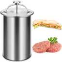 Stainless Steel Deli Meat Press Mold for Deli Meats for Making Homemade Deli Meat Maker Such As Used to Make Ham,Luncheon Meat,and Other Meat Products,Convenient and Healthy (1PCS)
