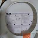 KOHLER K-4775-0 Brevia Round Toilet Seat with Quick-Release Hinges And Quick-Attach Hardware For Easy Clean, White