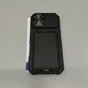 SSLOTSCASE for iPhone 17 Case with Card Holder & Kickstand & Slide Camera Lens Cover & Camera Stand & Wallet, Military-Grade Heavy Duty Hard Rugged Phone Case Cover for iPhone 17 6.3'' 5G 2025, Black