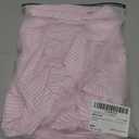 WDIRARA Women's Striped 2 Piece Pants Set Strapless Tie Bandeau Wide Leg Pants Outfits (Pink, XL)