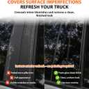 for Chevy Silverado Sierra 2019-2025 Gloss Black Exterior Trim Kit