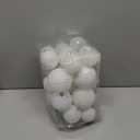 Christmas Ball Ornaments - 30pcs Shatterproof Christmas Ornaments Set Plastic Hanging Christmas Decorations for Xmas Tree Holiday Party Decor, 6 Styles in 4 Sizes (White)