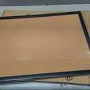 U Brands Cork Bulletin Board, 17" x 23", Black Wood Frame