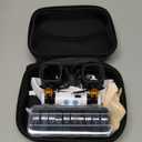 COYLAPY Magnifying Glasses for Close Work, Jewelers Magnifying Glass with Light & 5 Interchangeable Lens Pairs(2X 4X 6X 10x 13x), Headband Loupe Magnifier for Watch Repair,Crafts, w/Storage Case