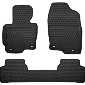 Car Floor Mats Custom Fit for Mazda CX 5 CX-5 SUV 2013 2014 2015 2016 Odorless Washable Rubber Foot Heavy Duty All Weather Car Floor Liner-Black