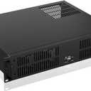 2U Micro ATX Compact Rackmount 3 x 3.5-inch HDD and 1 x 2.5-inch SSD, Chassis Support ATX PS2 PSU, USB