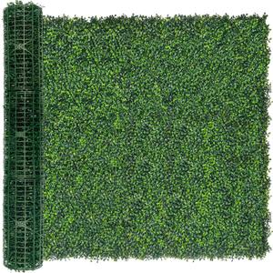 Artificial Ivy Privacy Fence Screen:48"x 128" (43 SQFT) 4-Layer Leaf UV-Anti Faux Greenery Boxwood Backdrop Ivy Vine Leaf Fence Panels for Outdoor, Indoor, Garden,Backyard and Decor