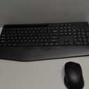 Wireless Keyboard and Mouse Combo  FullSized Ergonomic Keyboard with Wrist Rest, Phone Holder, Sleep Mode, Silent 2.4GHz Cordless Keyboard Mouse Combo for Computer, Laptop, PC, Mac, Windows Trueque