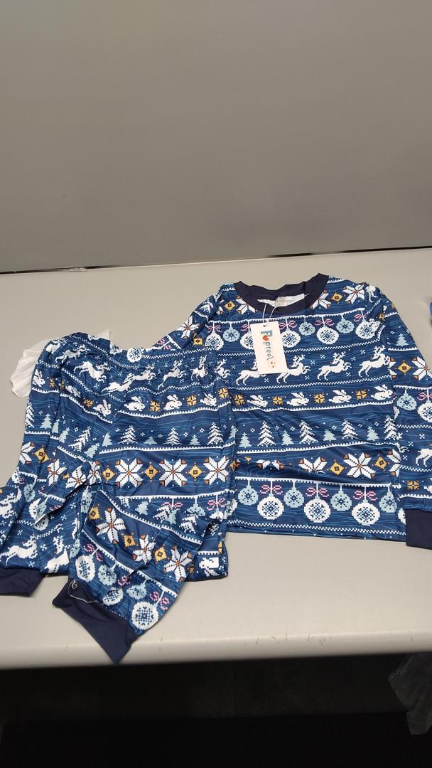 PopReal Christmas Pajamas for Family, Family Christmas Pajamas PJs Matching Sets Top Sleepwear Jammies KIDS 120