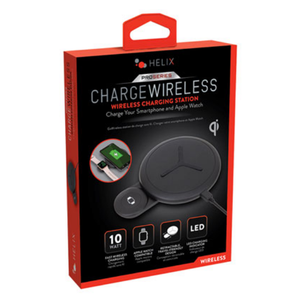 HELIX 2-in-1 Wireless Charging Station for Apple Watch & Smartphones