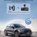 Dash Camera for Cars, 4K Dash Cam Front and Rear with 5G WiFi, Free Card Included, Loop Recording, Night Vision, 170Wide Angle, G-Sensor, 24H Parking Mode