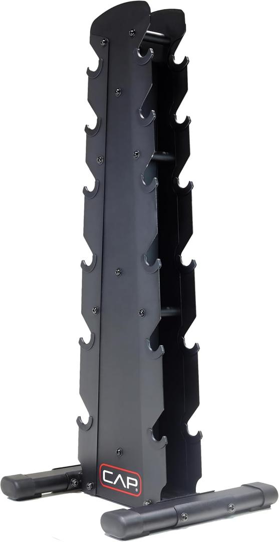 CAP Barbell Dumbbell storage Rack | Various Options (Black)
