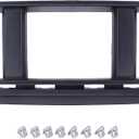 MOTOKU Front Lower Center Bumper Grille Cover Trim Panel Insert for Ford F-150 2021 2022 2023 Accessories