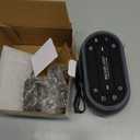 HOUSBAY 3 in 1 Alarm Clock for Bedrooms- Clock Radio & Night Light, Rainbow Digit, Dual Alarm, Small Radio Alarm Clock for Kids, Teens (Black+colorful Digit)