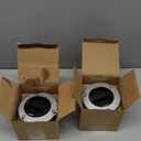 TRQ 2 Piece Locking Hub Set Compatible with 2011-2021 Ford F-250 Super Duty F-350 Super Duty 2011-2017 F-450 Super Duty F-550 Super Duty