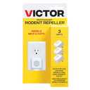 Victor M753K PestChaser Indoor Ultrasonic Rodent Repellent with Nightlight, 3 Rodent Repeller Mouse Deterrent Plug In Devices