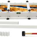 GROWLING Reusable Epoxy Resin Mold 18x12x3 Inches, Adjustable Fastening and Leveling, Heavy Duty Large Resin Mold for River Tables, Coffee Tables, Trays, Cutting Boards, DIY Resin Art Etc.