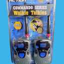 Maxx Action Durable Walkie Talkie Set kids 5+ Camando Series w/ Morse Code 