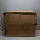 Amazon Basics Executive Desk Chair with Easy Assembly, 275lb Capacity, Oversized Cushion, 29.13"D x 25.2"W x 43.11"H, Grey Bonded Leather