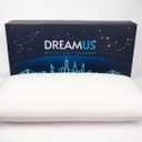 DREAMUS Natural Talalay Latex Pillow King Size High Loft (Firm), 
100% natural talalay latex foam pillow; king size 33 x 16 x 6-7 inches