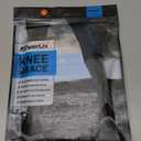 POWERLIX Knee Compression Sleeve - Best Knee Brace for Men & Women – Knee Support for Running, Basketball, Weightlifting, Gym, Workout, Sports, (Black, Large)